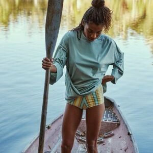 Free People Sage Green Top